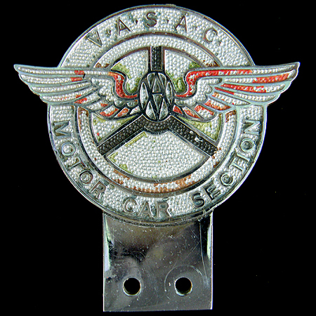 Vickers Motor Cycle & Car Club Car Badge