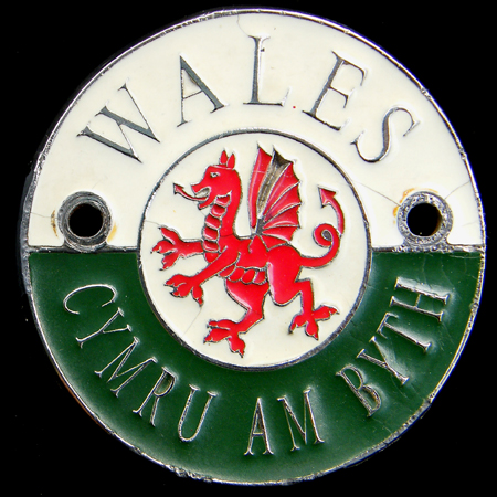 Wales Cymru  Am Byth Car Badge