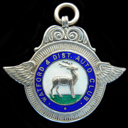 Watford & District Auto Club Medallion