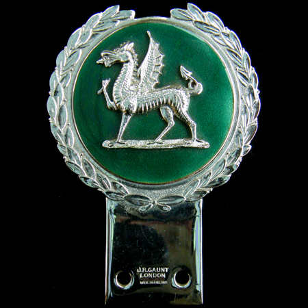 Welsh Dragon J R Gaunt Car Badge