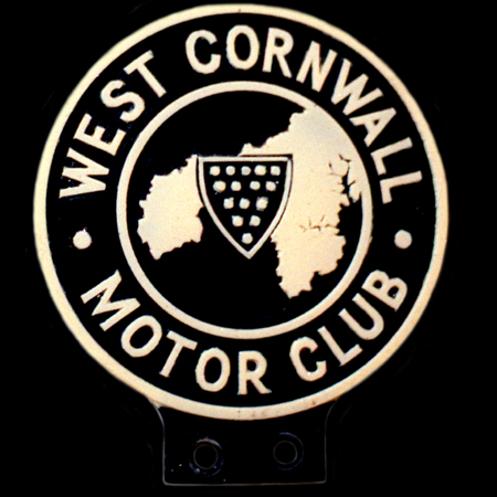 West Cornwall Motor Club Car Badge