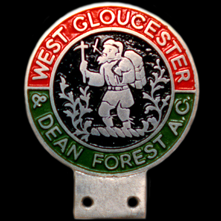West Gloucester & Dean Forest Automobile Club Car Badge