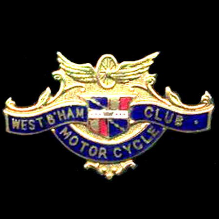 West Birmingham Motor Cycle Club Car Badge
