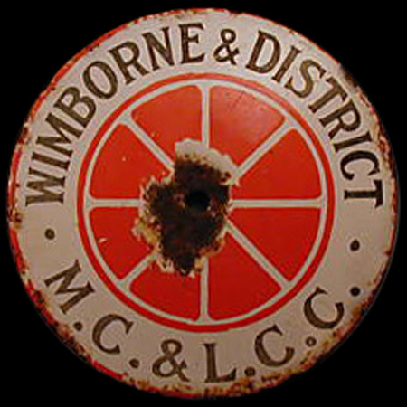 Wimbourne & District Motor Cycle & Light Car Club Car Badge