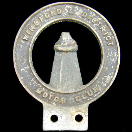 Winsford & District Motor Club Car badge