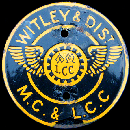 Witley & District Motor Cycle & Light Car Club Car Badge