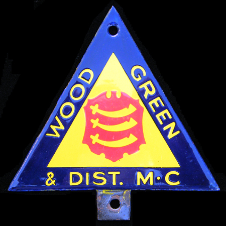 Wood Green & District Motor Club Car Badge