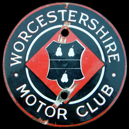 Worcestershire Motor Club Car Badge