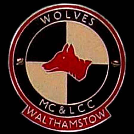 Wolves  Motor Cycle & Light Car Club Car Badge