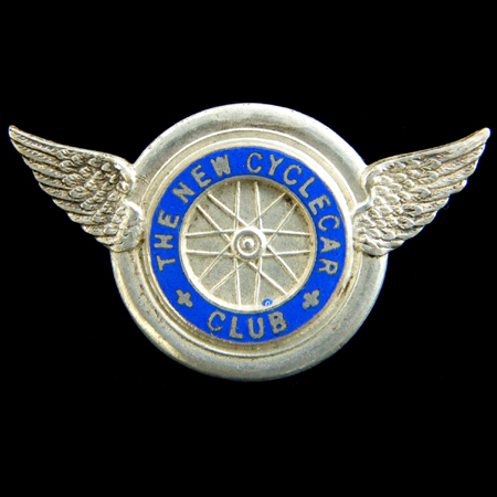 New Cyclecar Club (The) Lapel Badge