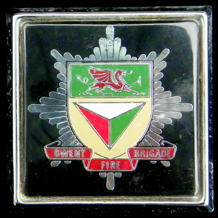 Gwent Fire Brigade Car Badge