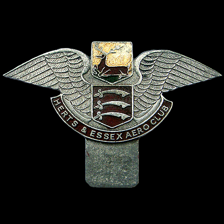 Herts & Essex Aero Club Car Badge