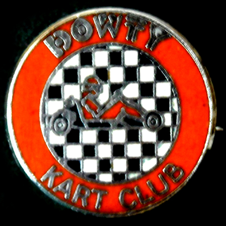 Dowty Kart Club Lapel badge