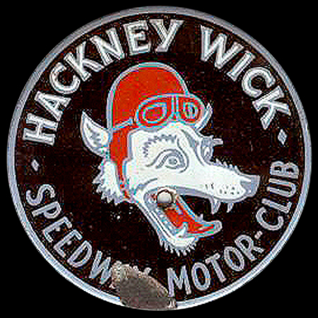 Hackney Wick Speedway Motor Club Car Badge