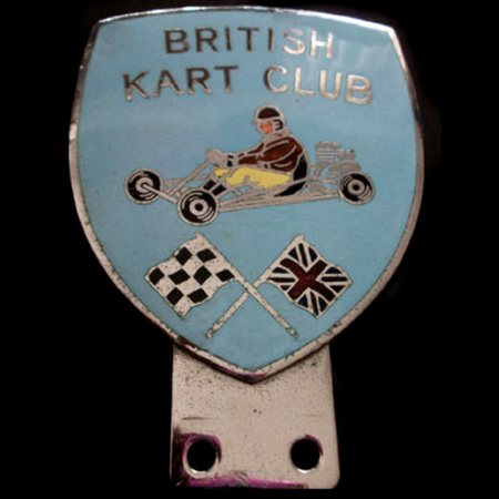 British Kart Club Car Badge