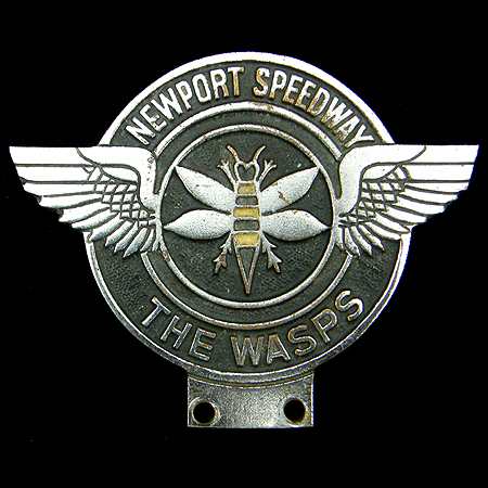 Newport Speedway "The Wasps" Car Badge