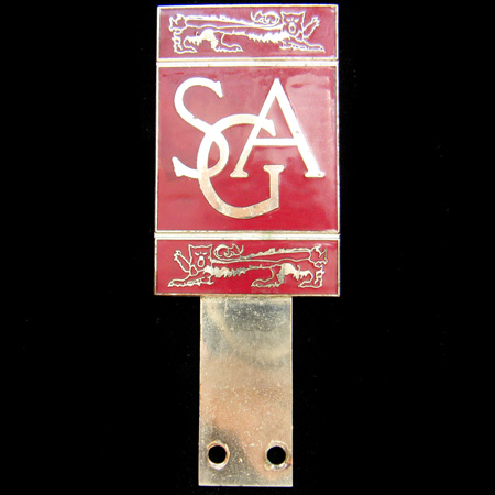 Rolls Royce Silver Ghost Association Car Badge