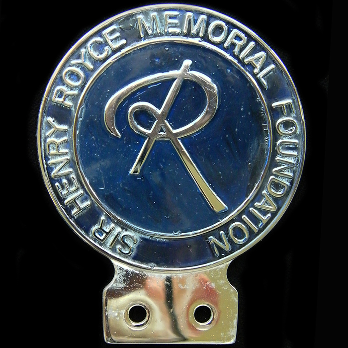  Sir Henry Royce Memorial Foundation  Car Badge