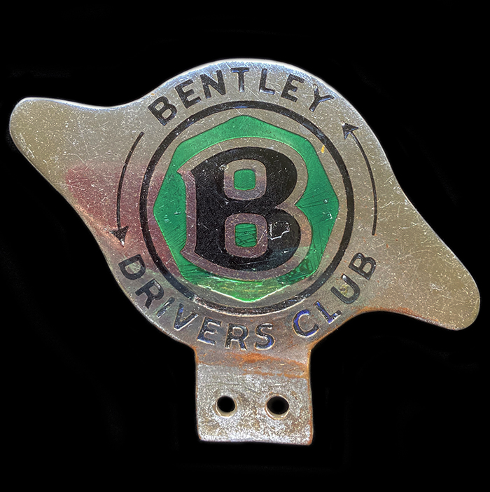Bentley Drivers Club Car Badge