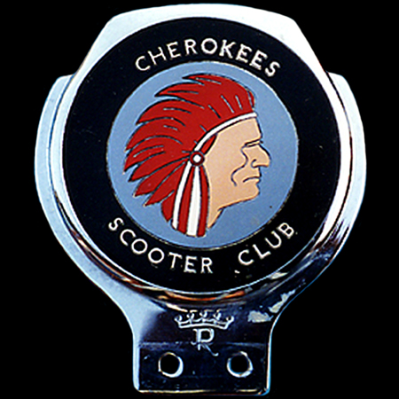 Cherokee Scooter Club Car Badge