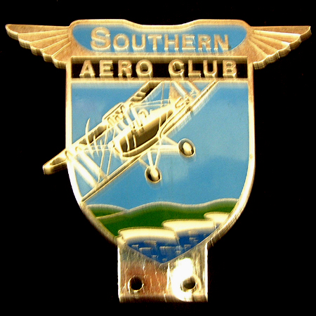Southern Aero Club Car Badge
