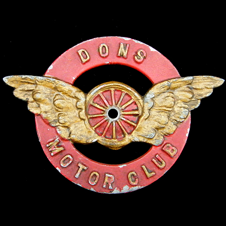 Wimbledon Speedway "Dons Motor Club" Car Badge