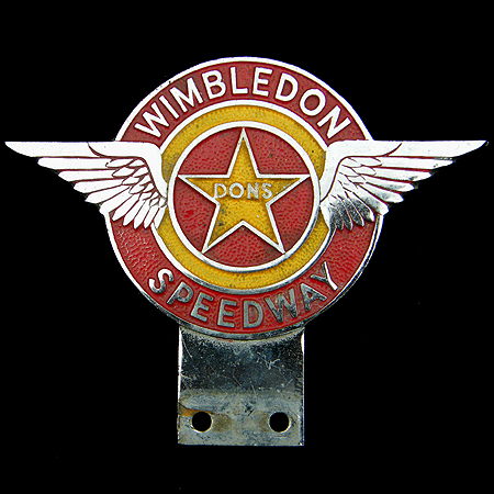 Wimbledon Speedway "Dons" Car Badge
