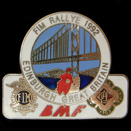 British Motorcyclists Federation Lapel Badge