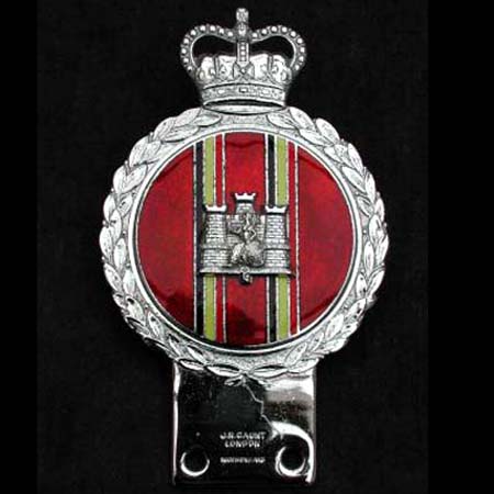 Three Tower Castle Car Badge