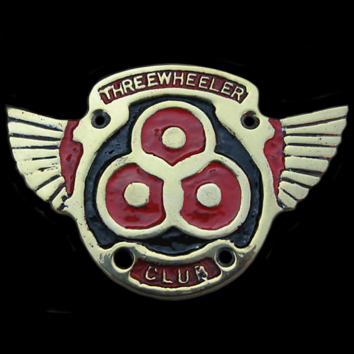 Three wheeler Club car Badge
