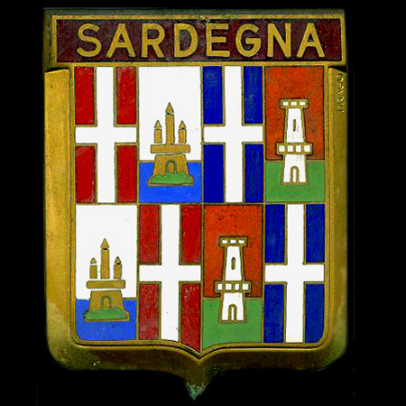 Sardegna Car Badge (Drago)