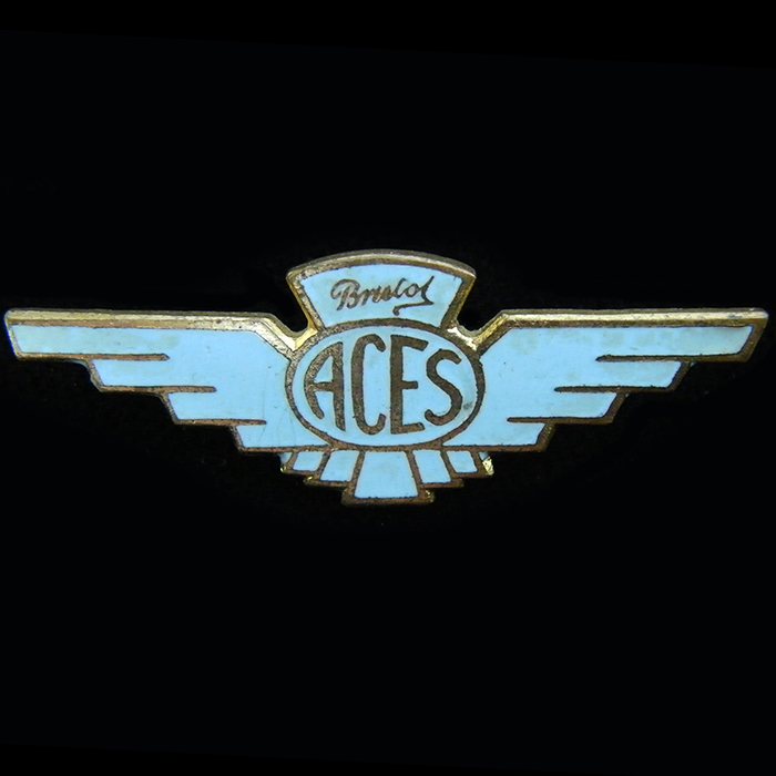 Bristol Aces Motorcycle pin badge