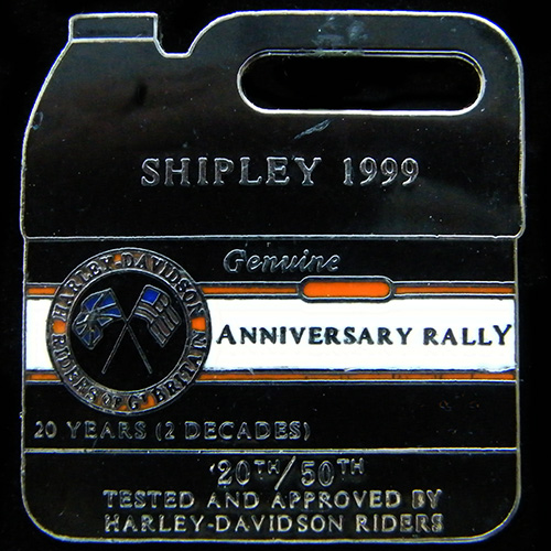Harley Davidson Riders of Gt Britain Pin badge